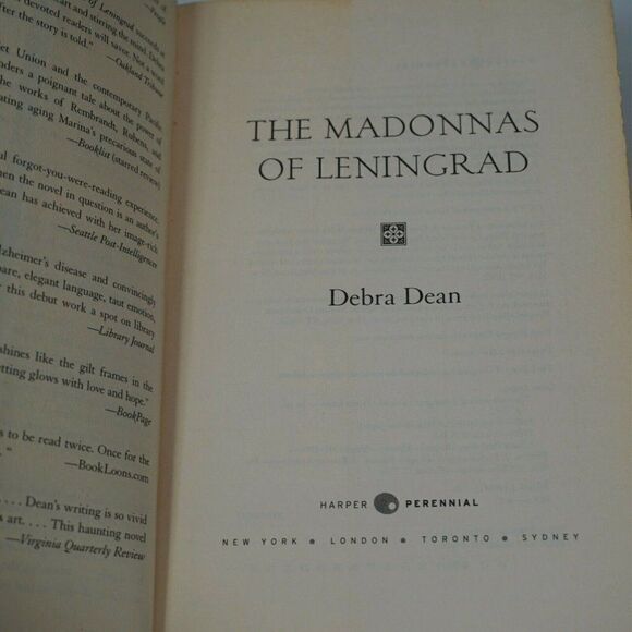 The Madonnas of Leningrad by Debra Dean 2007 Trade Paperback - Picture 5 of 6